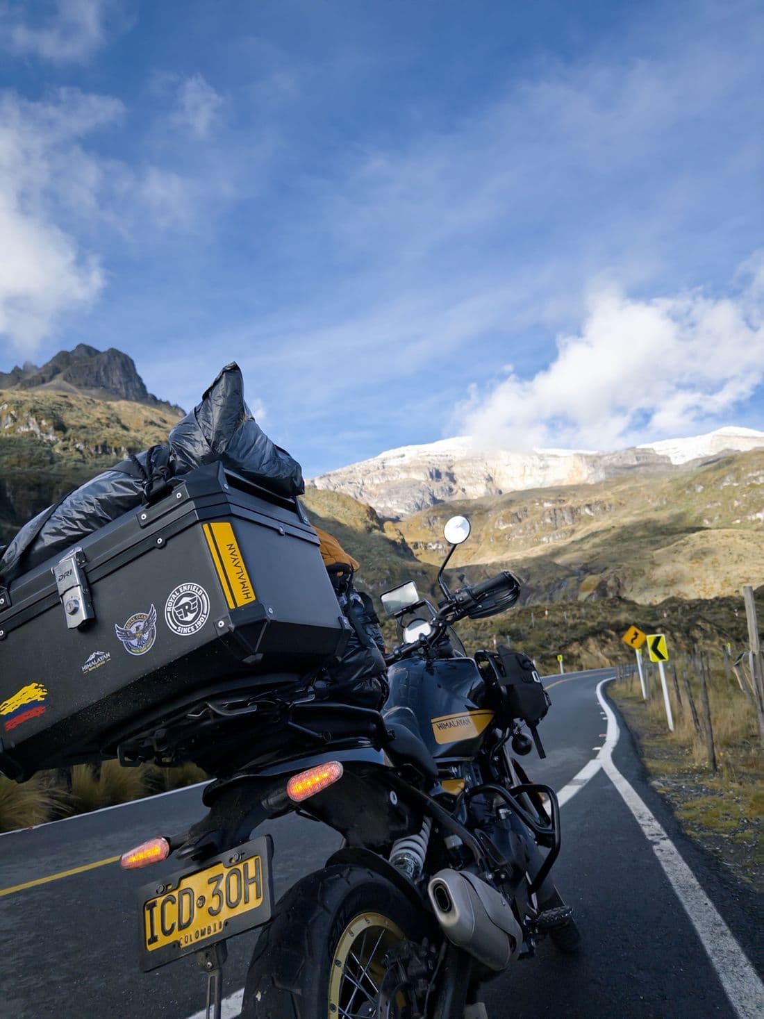 Rodada del clan camino al Nevado del Ruiz